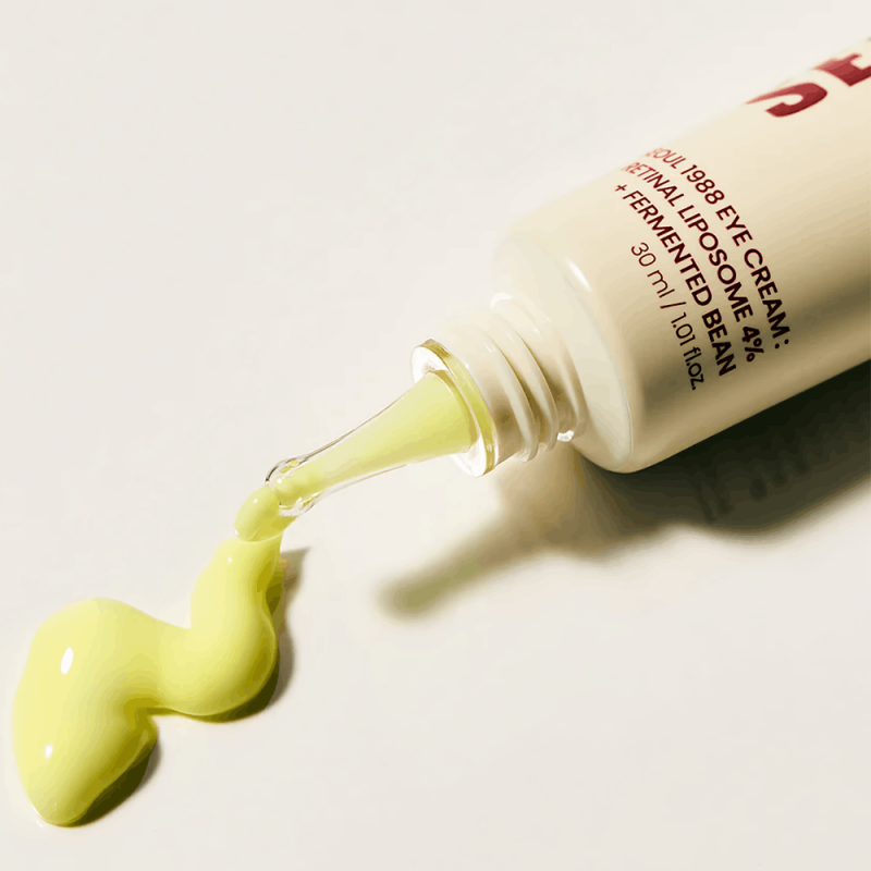 K-SECRET Seoul 1988 crème pour yeux liposome rétinien 4 % + haricot fermenté | soin visage anti âge, teint uniforme, 30ml