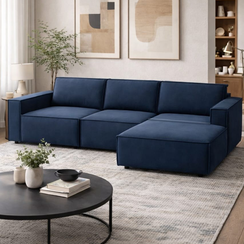 Evo Volpe Verde – Canapé 4 places, meuble tendance