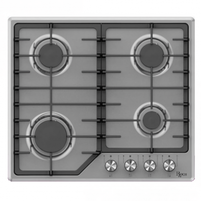 Roch RBH60FIE – Plaque de cuisson à gaz encastrable 4 feux – 60 x 60 cm