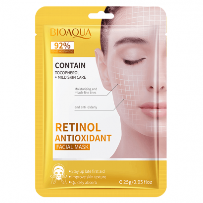 BIOAQUA pack 3 masques faciaux | soin de visage hydratation et anti-âge intense