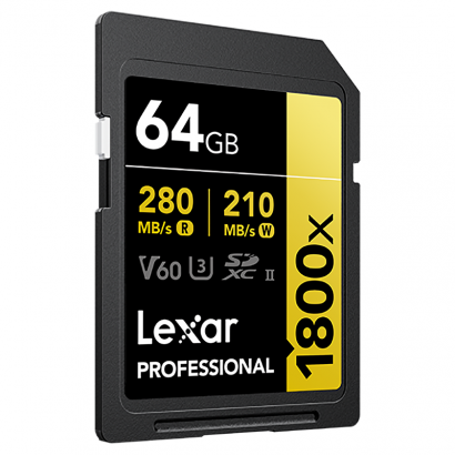 Lexar Carte Professional 18000x, SDXC™ UHS-II série
