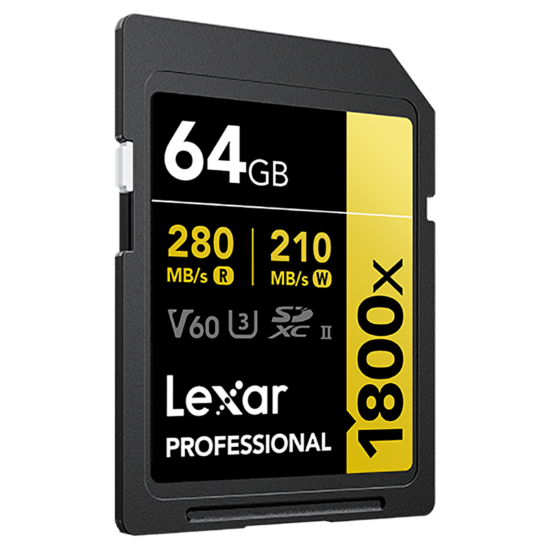 Lexar Carte Professional 18000x, SDXC™ UHS-II série