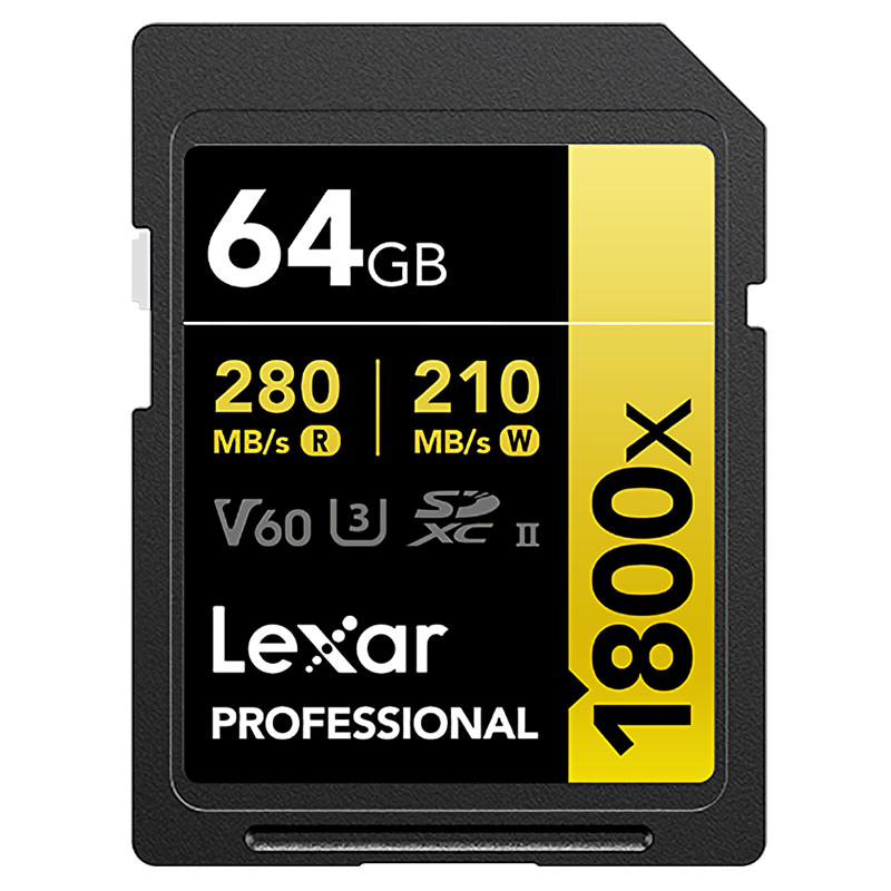 Lexar Carte Professional 18000x, SDXC™ UHS-II série