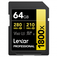 Lexar Carte Professional 18000x, SDXC™ UHS-II série