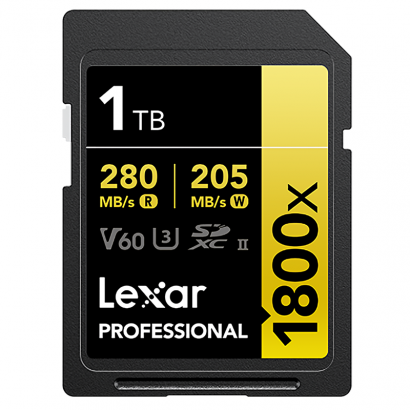 Lexar Carte Professional 18000x, SDXC™ UHS-II série