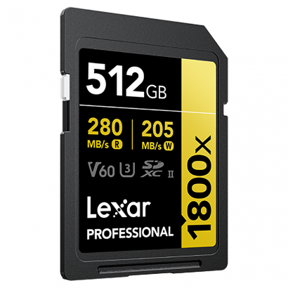 Lexar Carte Professional 18000x, SDXC™ UHS-II série