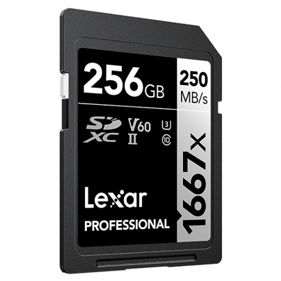 Lexar Carte mémoire 64GB / 128GB / 256GB  Professional 1667x 128 Go SDXC UHS-II