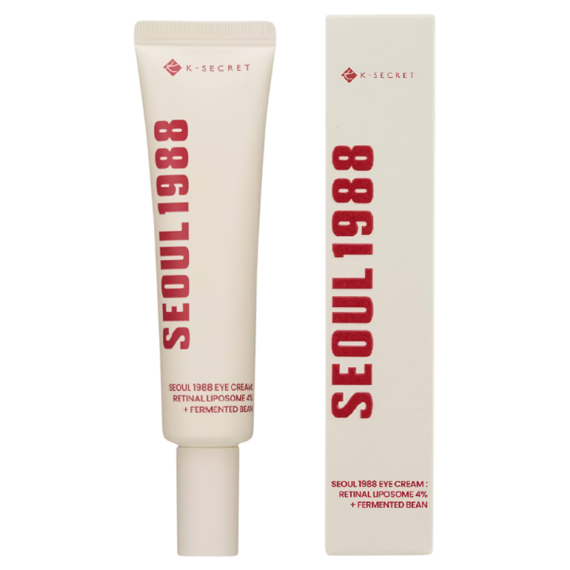 K-secret Seoul 1988 – Crème contour des yeux – Liposomes de rétinal 4 % + Fève fermentée