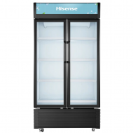 Hisense FL81WC réfrigérateur vertical 2 portes vitrines | Frigo refroidisseur vertical éclairage LED, commerce et supermarché