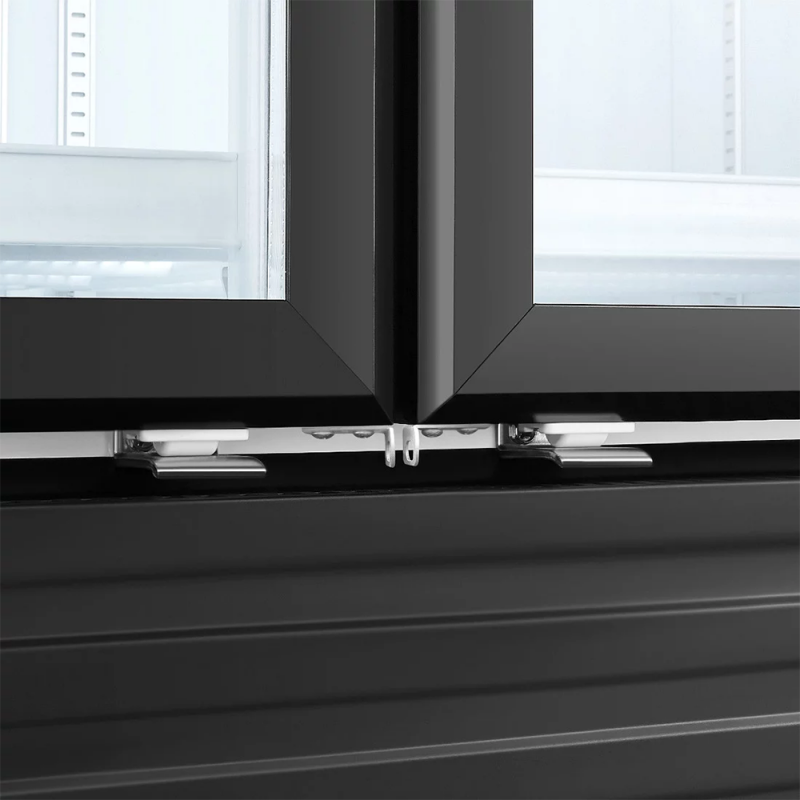 Hisense FL81WC réfrigérateur vertical 2 portes vitrines | Frigo refroidisseur vertical éclairage LED, commerce et supermarché