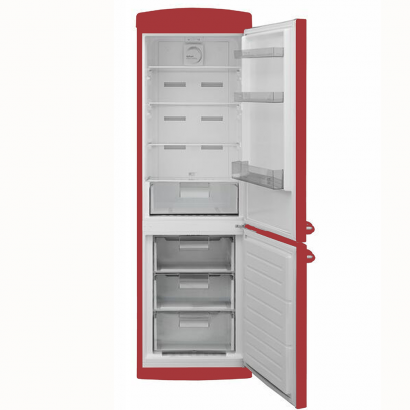 Enduro CNR400PRD réfrigérateur combine 3 tiroirs 400 L Rouge