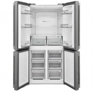 ENDURO FD620P83BSX réfrigérateur 4 portes side by side inox 564 litres | Frigo américain, fontaine + technologie Nofrost