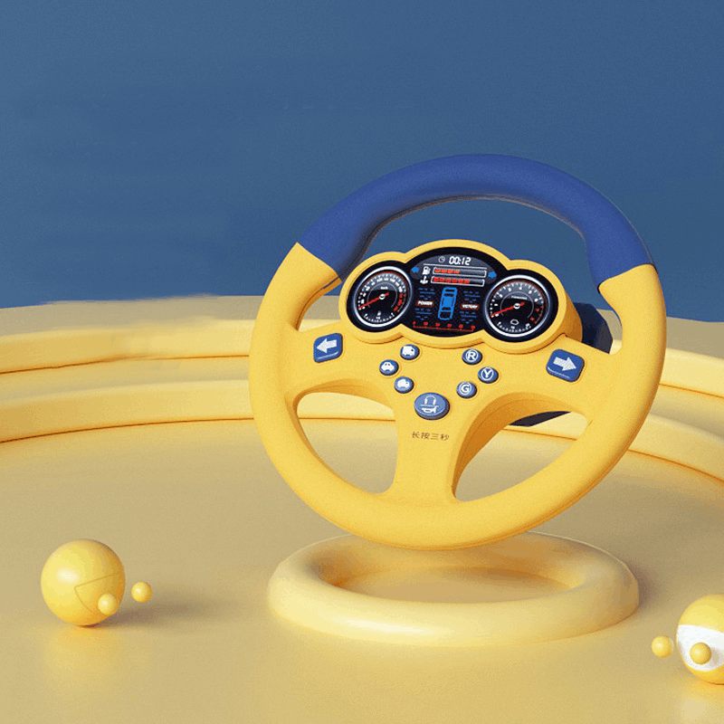 Volant de conduite simulateur enfant – Jouet éducatif sonore, ludique et interactif