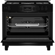 Beko BGGR11225GB cuisinière 5 feux 90X60 à gaz noir