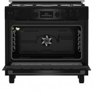 Beko BGGR11225GB cuisinière 5 feux 90X60 à gaz noir