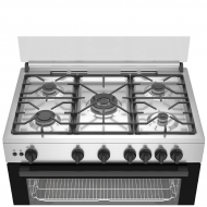 Beko BGGR11125GX cuisinière à gaz 5 feux 90X60 inox