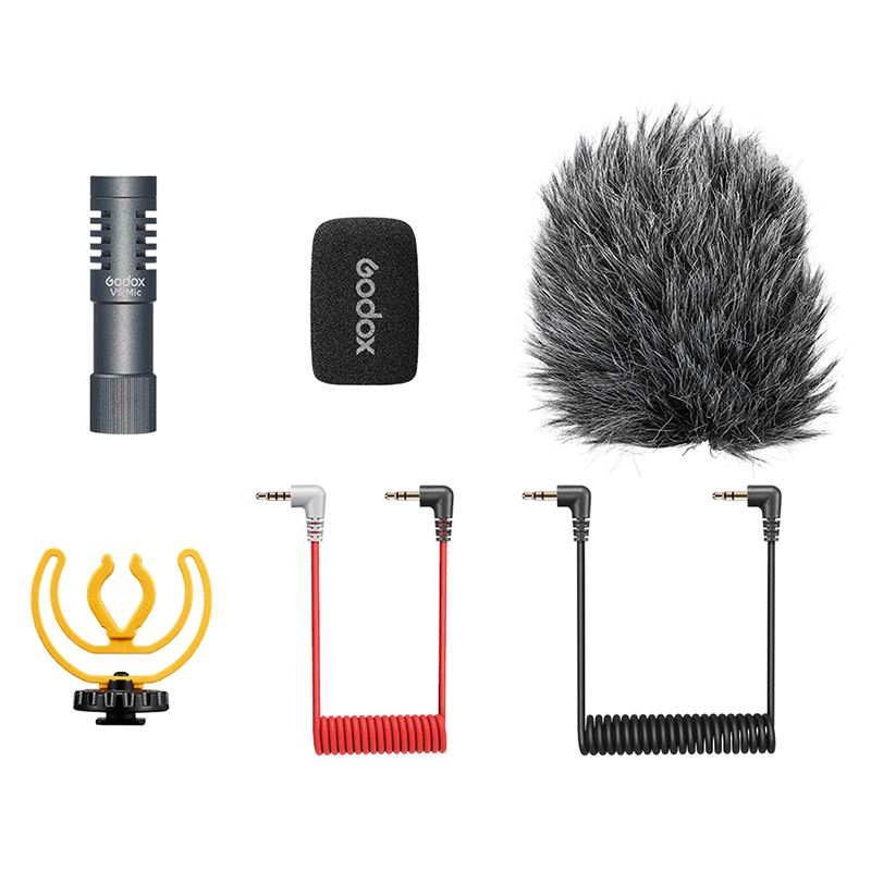 Godox VS-Mic microphone compact universel |Micro canon professionnel pour caméra et smartphone