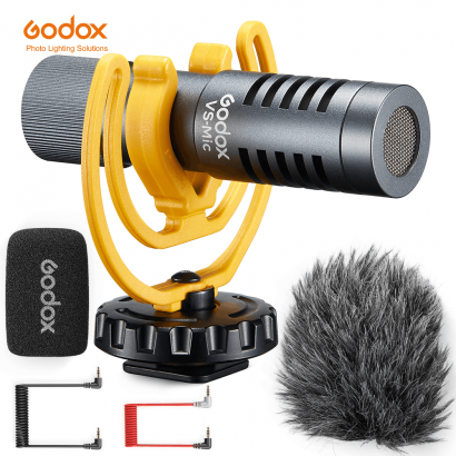 Godox VS-Mic microphone compact universel |Micro canon professionnel pour caméra et smartphone