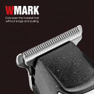 WMARK NG-999 tondeuse à cheveux rechargeable – Appareil sans fil, lame T, autonomie longue durée