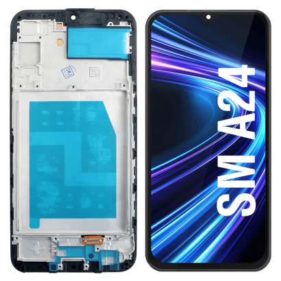 Samsung Galaxy A24  avec cadre, écran de rechange, écrans tactiles LCD