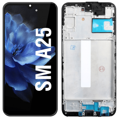 Samsung Galaxy A25 5G | Ecran tactile de remplacement AMOLED avec cadre