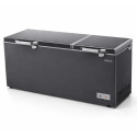 Enduro CF580LDD / CF750LIDD / CF950LIDD congélateurs coffres 580/700/900 litres 2 portes gris, réfrigérant R290