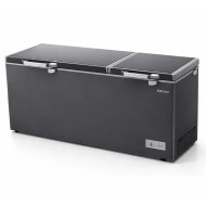 Enduro CF580LDD / CF750LIDD / CF950LIDD congélateurs coffres 580/700/900 litres 2 portes gris, réfrigérant R290