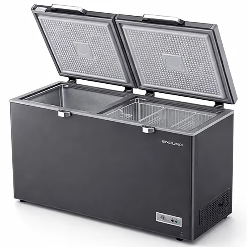 Enduro CF580LDD / CF750LIDD / CF950LIDD congélateurs coffres 580/700/900 litres 2 portes gris, réfrigérant R290