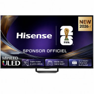 Hisense 75U7S / 85U7S téléviseur ULED Quantum Mini-LED | Smart TV Wi-Fi, Bluetooth 4K VIDAA Dolby Vision Atmos 75" / 85"