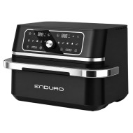 Enduro AF09LDG friteuse à air 9L digital tactile noir | Air Fryer sans huile 3100W, 11 programmes 60-200°C antiadhésif