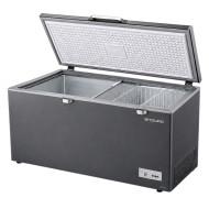 Enduro CF400LIGD congélateur horizontal verres coulissants 400 litres gris foncé