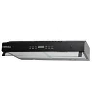 Tecnolux HST90B hotte de cuisine casquette noir, 3 vitesses 220 W