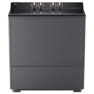 LG P800R3AGNC machine à laver semi-automatique 8 kg - lave-linge double cuve RollerJet 3D noire