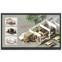 LG CreateBoard 75TR3DQ / 85TR3DQ -BAUEQ téléviseur interactif tactile 4K – Grand écran 75 et 85 pouces Android 14 (EDLA)