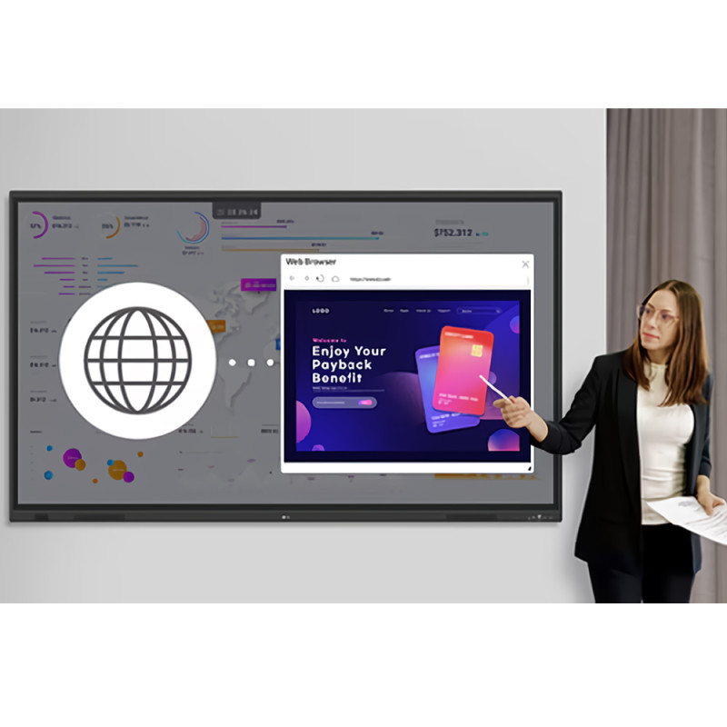 LG CreateBoard 75TR3DQ / 85TR3DQ -BAUEQ téléviseur interactif tactile 4K – Grand écran 75 et 85 pouces Android 14 (EDLA)
