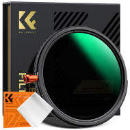 K&F Concept ND variable + CPL + Black Mist 1/4 filtre photo 3-en-1 en verre optique AGC, 1 à 5 stops