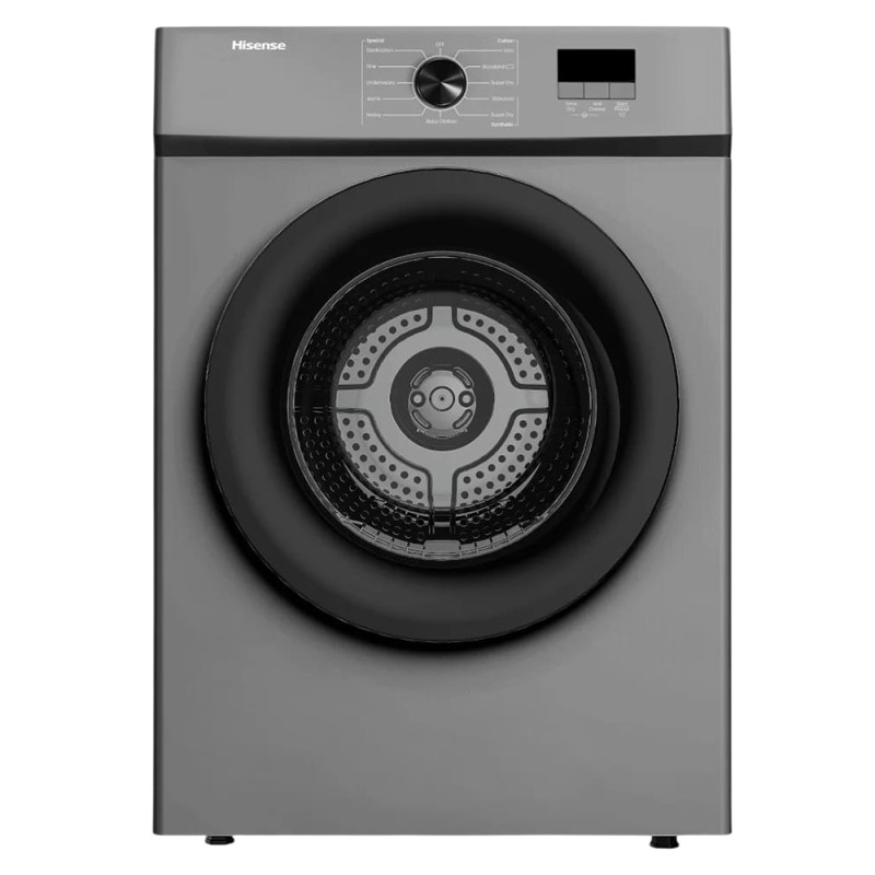Hisense DV1W801UT sèche-linge frontal 8 kg gris, classe C, 1800 W