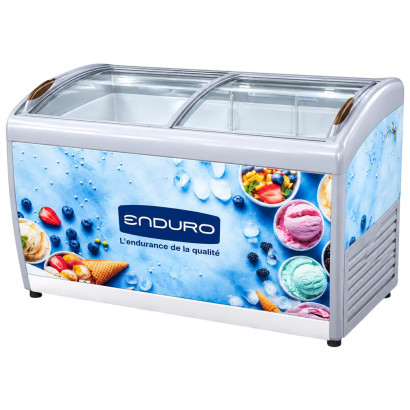Enduro CVTR400X / CVTR500X / CVTR600X congélateur horizontal 400/500/600 litres, portes vitrées coulissantes