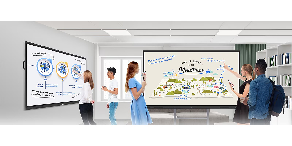 LG CreateBoard 75TR3DQ / 85TR3DQ -BAUEQ téléviseur interactif tactile 4K