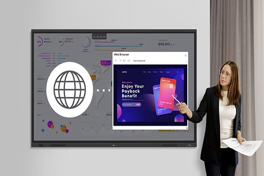 LG CreateBoard 75TR3DQ / 85TR3DQ -BAUEQ téléviseur interactif tactile 4K