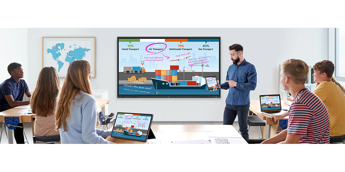 LG CreateBoard 75TR3DQ / 85TR3DQ -BAUEQ téléviseur interactif tactile 4K